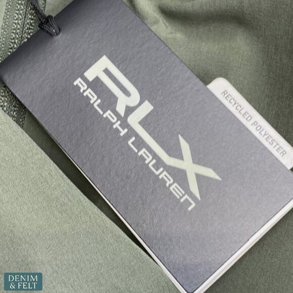 NEW RLX Ralph Lauren Green Lightweight Stretch Windbreaker Jacket Men’s XXL - Picture 11 of 13